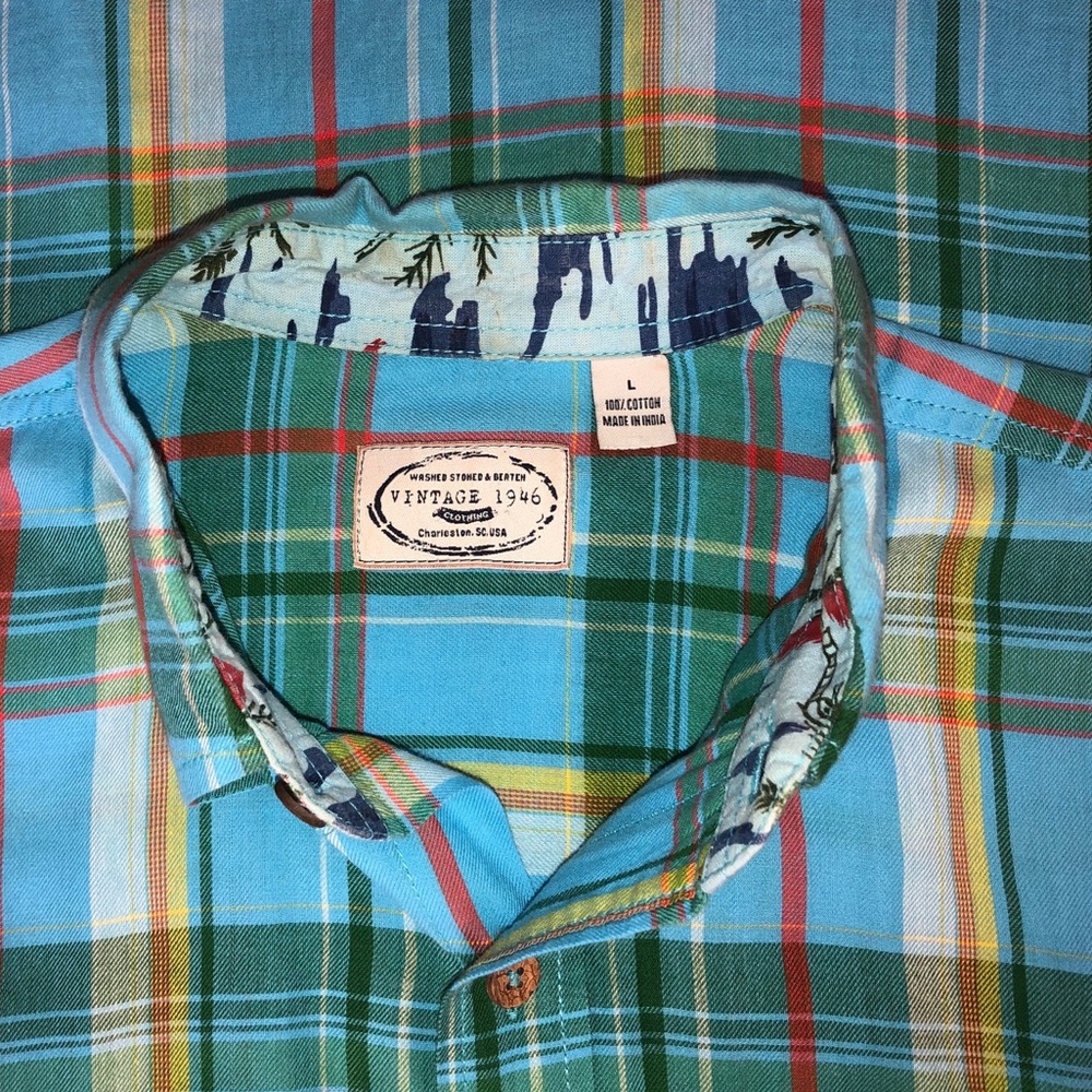 Vintage 1946 Men’s Soft Cotton Button-down
